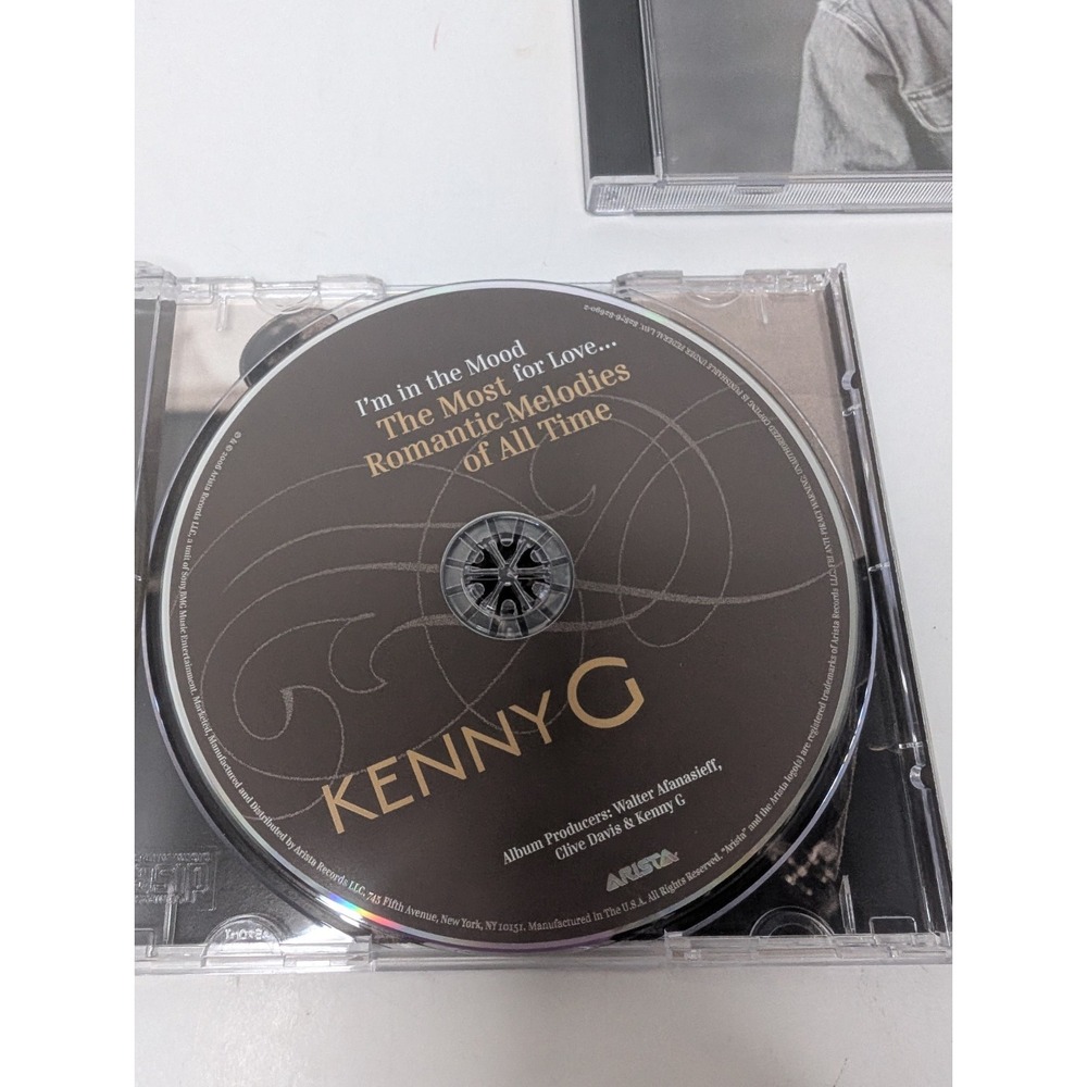 Kenny G CD Lot 2 CDs Breathless 1992 & I'm In The Mood For Love 2006 Smooth Jazz - Picture 4 of 9